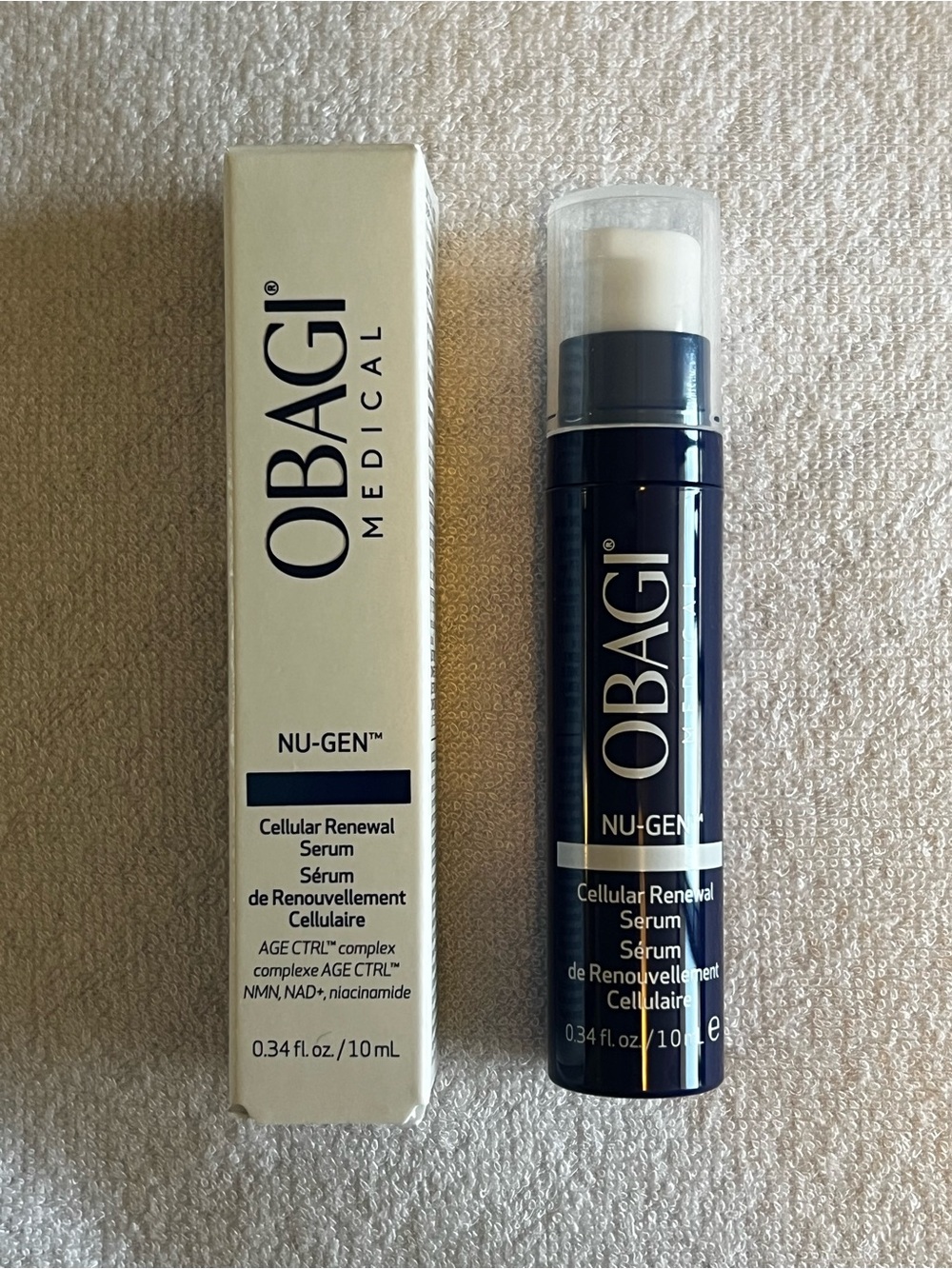 NEW Obagi NU-GEN Cellular Renewal Serum 10 mL Travel Size